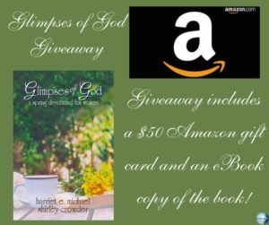Glimpses of God giveaway