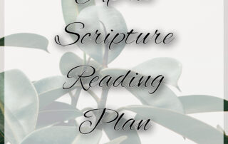 April Scripture Reading Plan